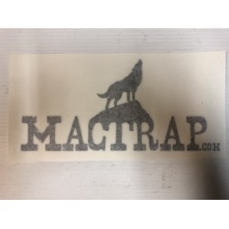 Autocollant Mactrap BLANC
